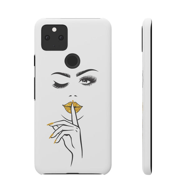 Serene Bombshell Phone Case, Chic Snap Case, Stylish Phone Cover