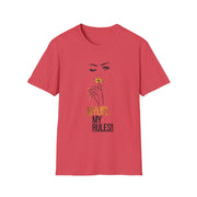 Serene Bombshell Chic Statement T-Shirt - My Life, My Rules! Graphic Tee