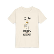 Born to Shine Youth Tee, Stylish Graphic Young Adult Shirt