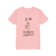 Fearless and Fabulous Youth Tee, Stylish Graphic Young Adult Shirt