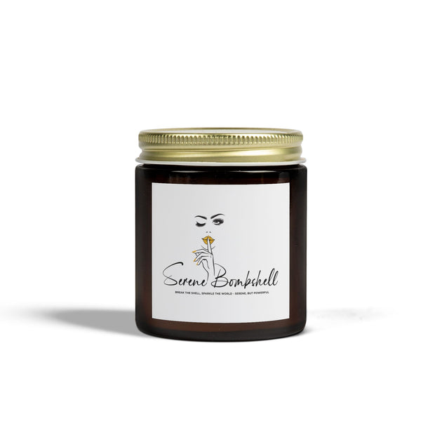 Serene Bombshell Chic Scented Candles - Coconut Apricot Wax | Stylish Home Decor