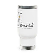 Serene Bombshell Stylish Stainless Steel Travel Mug, Coffee Tumbler